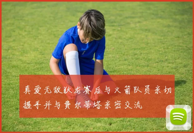 真爱无敌狄龙赛后与火箭队员亲切握手并与费尔蒂塔亲密交流