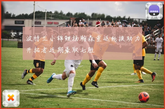 波特兰小锦鲤杨瀚森重返轮换助力开拓者近期豪取七胜